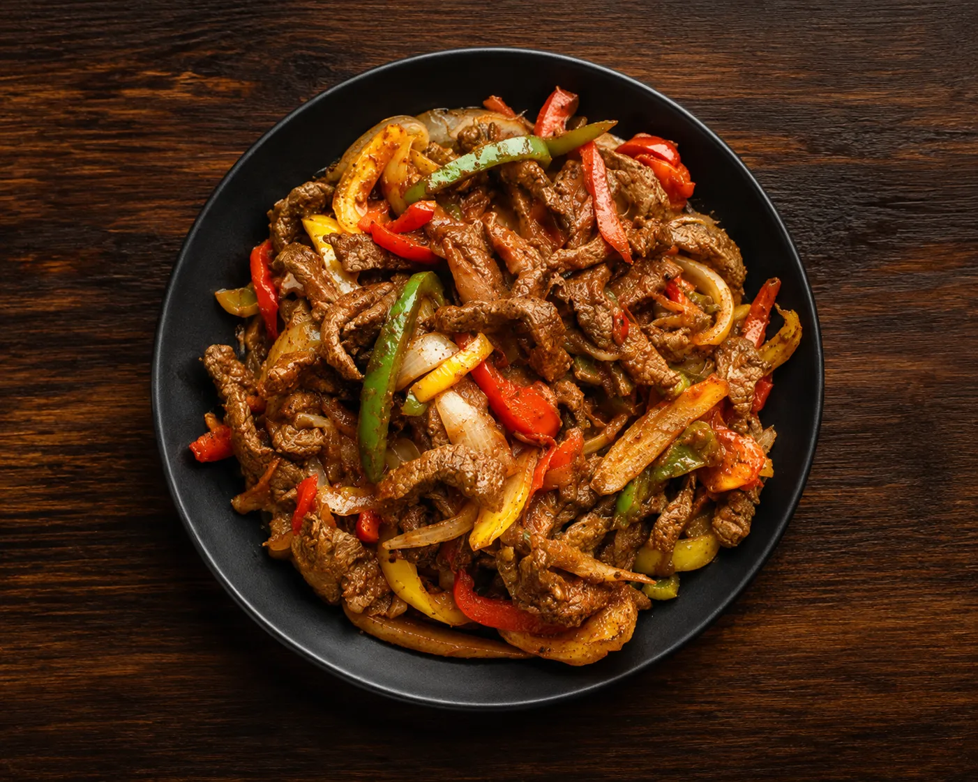 Siga tibs, Ethiopian grilled beef with onion and jalapeno, in Winnipeg, MB